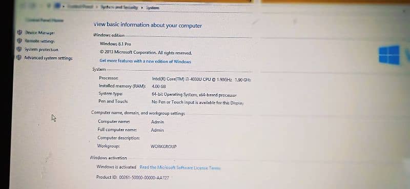 Dell Laptop i3 4th Generation | 4 Gb Ram , 320 Gb Hdd 4