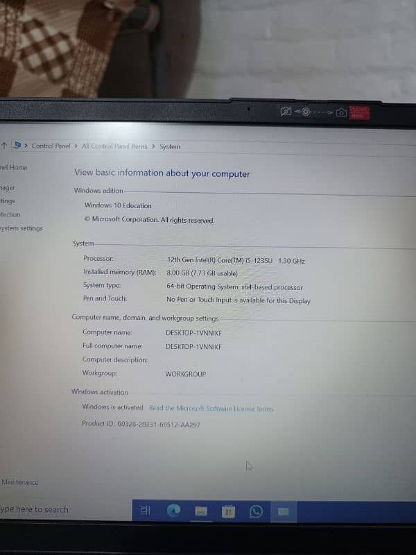 Lenovo Core I5 Gen 12. brand new with box charge 3