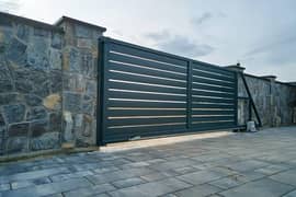 Steel Gate Design, Sliding Gate Design, Main Gate