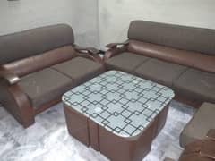 7 Seaters Sofa Set with table and stool