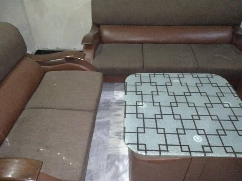 7 Seaters Sofa Set with table and stool 1