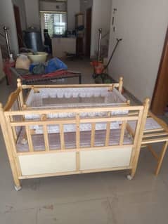 Wooden Baby Cot