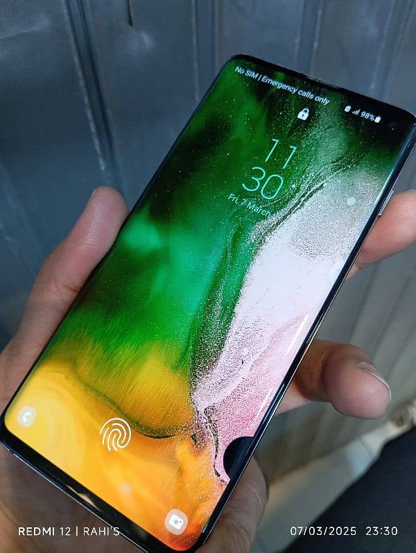 Galaxy S10 duos, doted, 8/128, only call pls 2