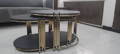 set of 2 centre tables, modern and unique design