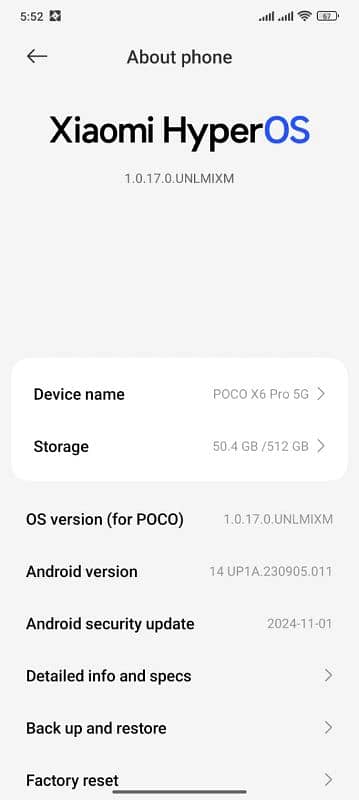 POCO X6 Pro  Best For Gaming & Heavy work  With Full Picking 4