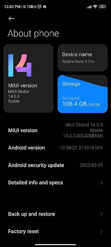 Redmi Note 9 Pro   6 GB -128GB 10