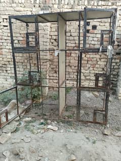 6 portion large iron cage suitable for all kind of birds