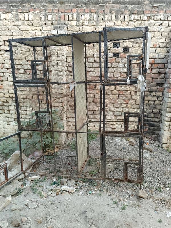 6 portion large iron cage suitable for all kind of birds 2