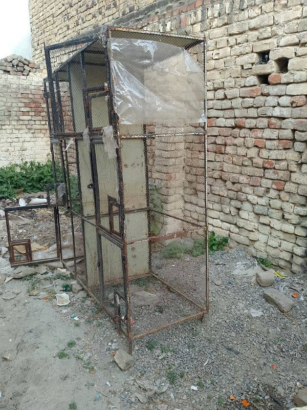 6 portion large iron cage suitable for all kind of birds 3