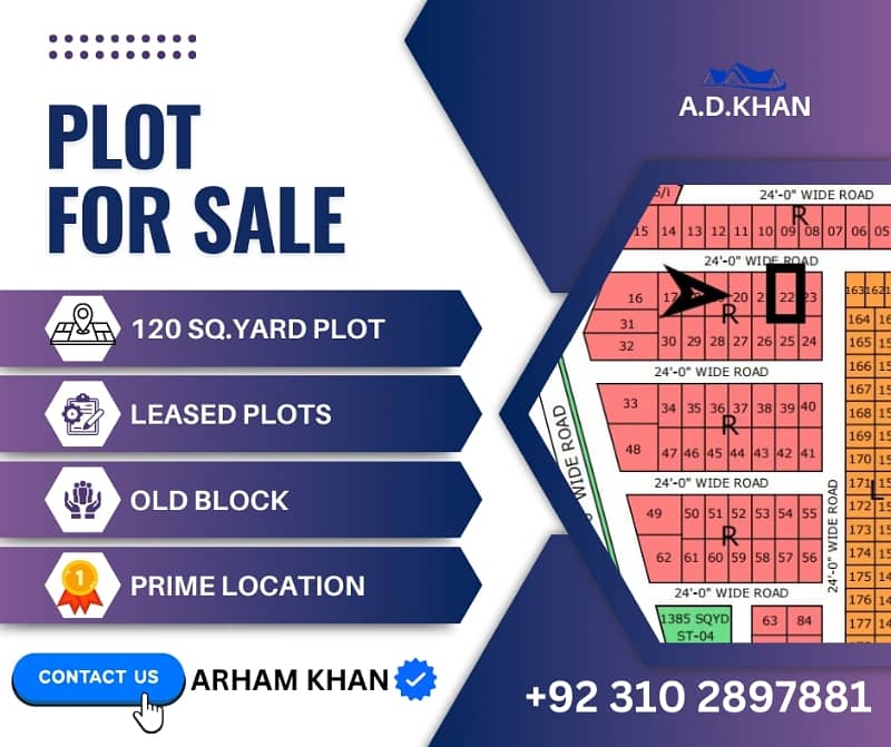 PLOT FOR SALE OLD BLOCK LEASED 0