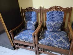 Chairs and two side tables or dressing table for sale