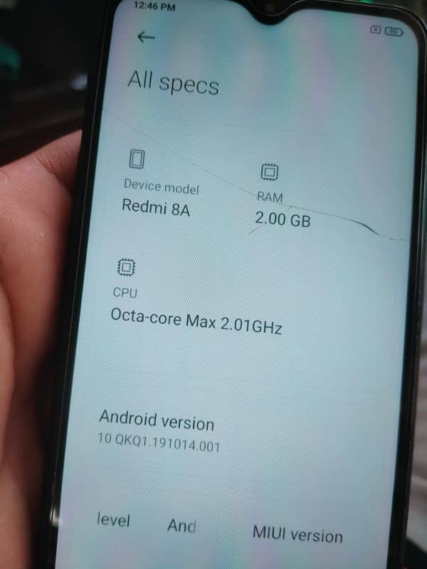 redmi A8 only touch break h 2gb 32gb Baki ok h 6