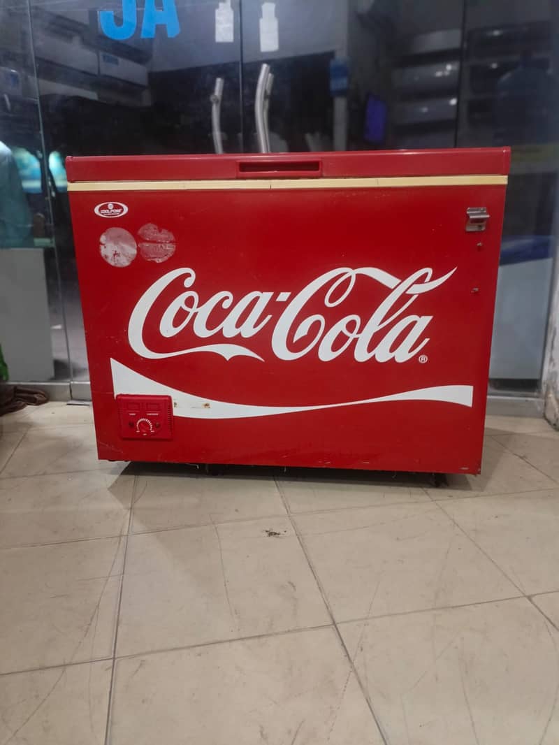 Coca Cola Medium Size Classey Single Door Deep Freezer 1