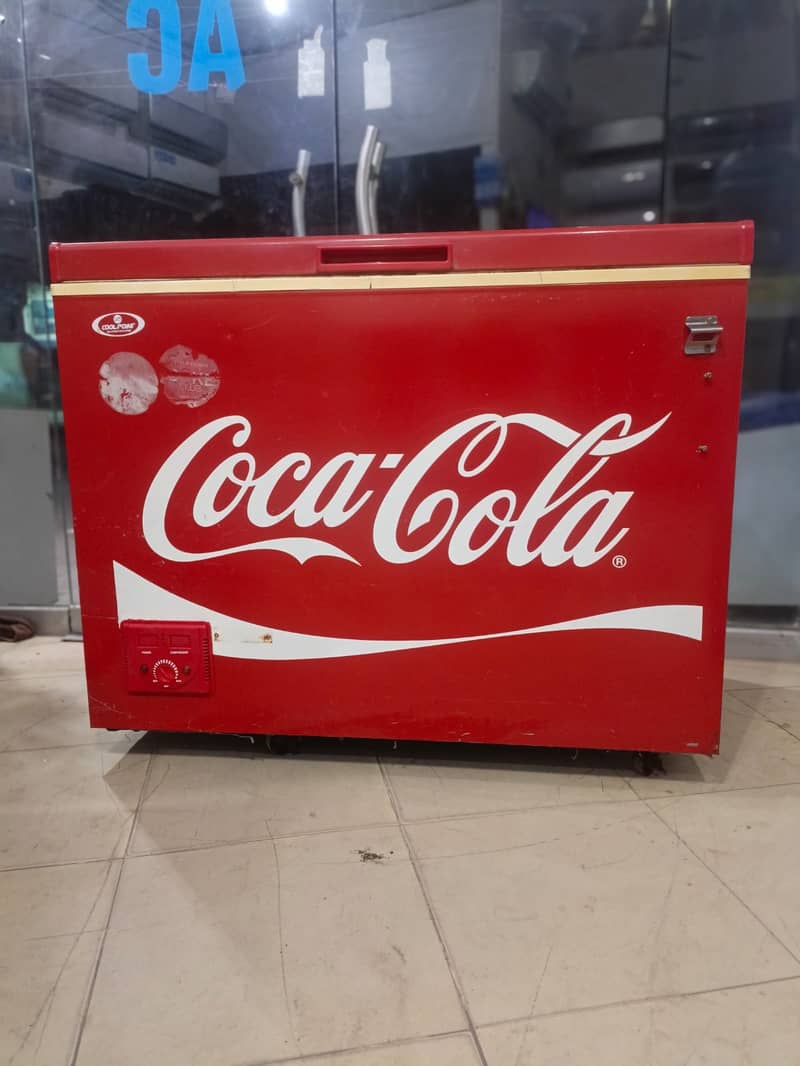 Coca Cola Medium Size Classey Single Door Deep Freezer 2