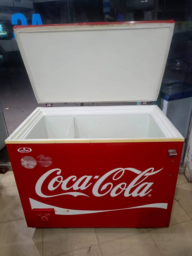 Coca Cola Medium Size Classey Single Door Deep Freezer 3