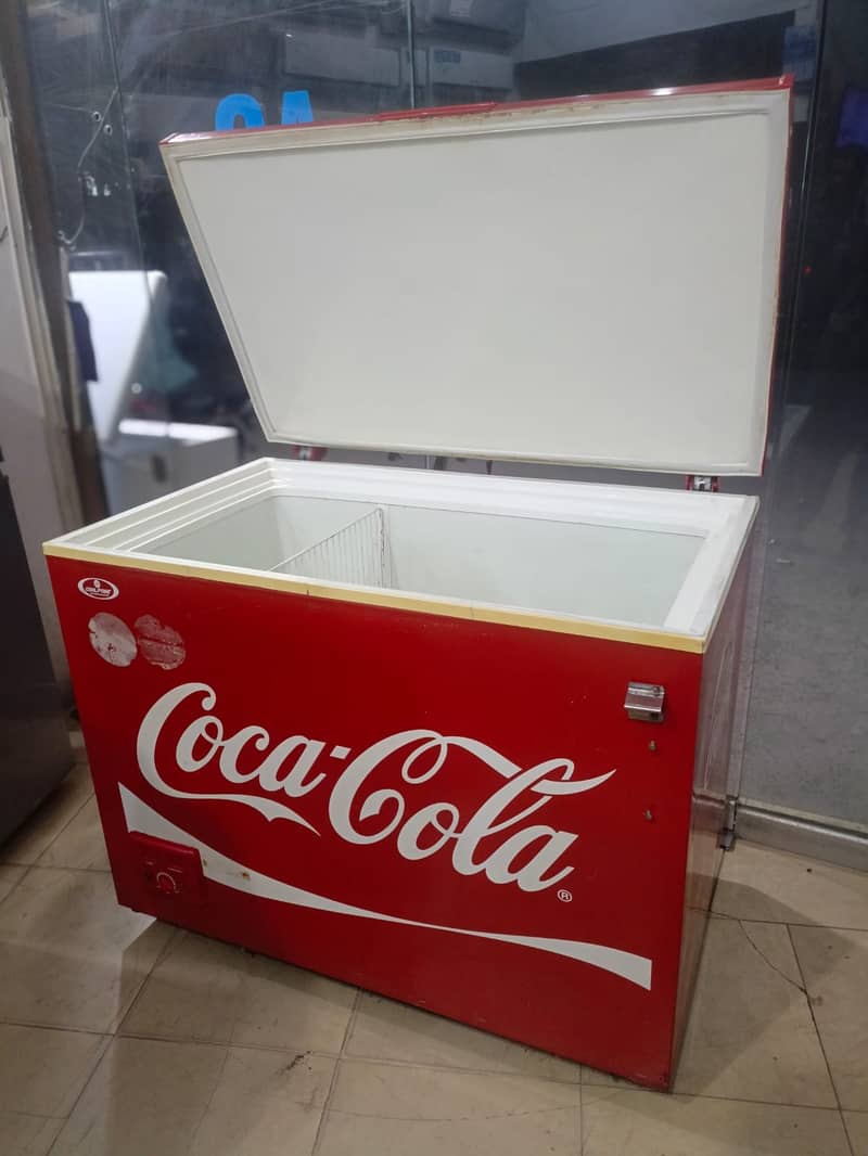 Coca Cola Medium Size Classey Single Door Deep Freezer 4