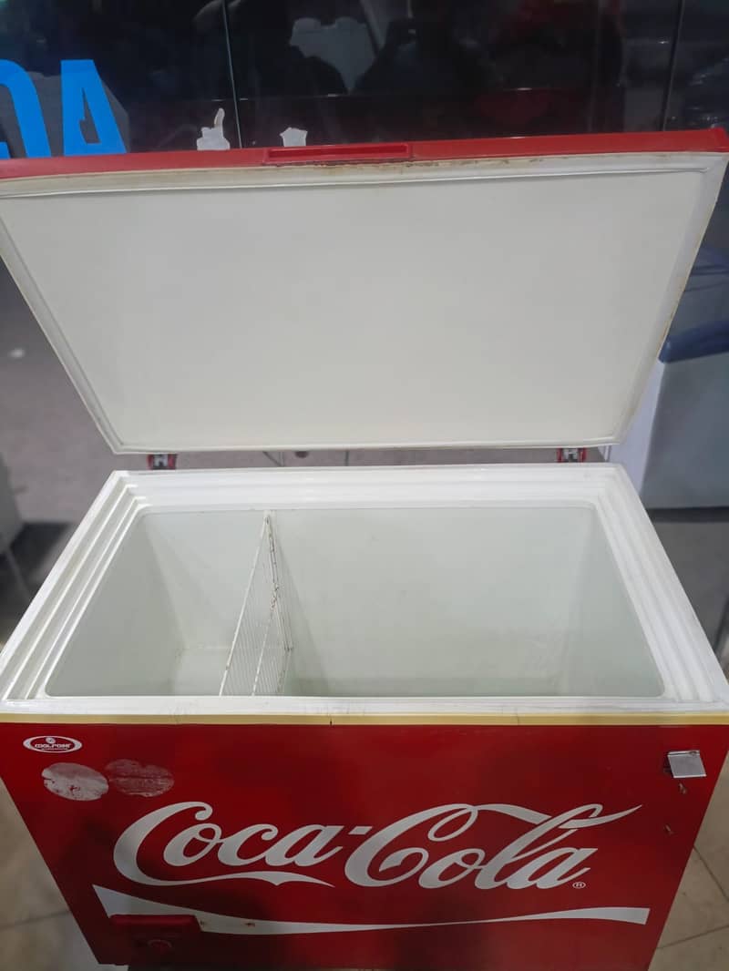 Coca Cola Medium Size Classey Single Door Deep Freezer 5