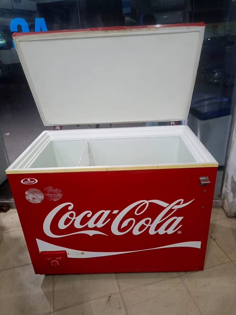 Coca Cola Medium Size Classey Single Door Deep Freezer 6