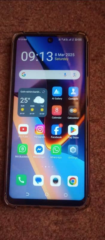 tecno camon 18p 8+5gb ram 128gb memoery 1