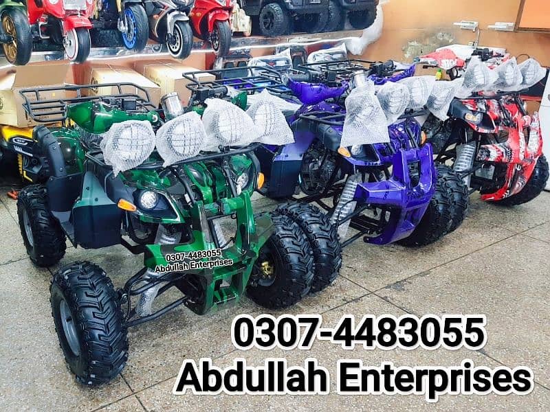 125cc brand new zero meter jeep ATV Quad Bike online delivery all Pak 0