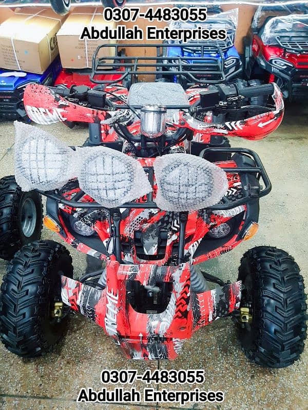 125cc brand new zero meter jeep ATV Quad Bike online delivery all Pak 3