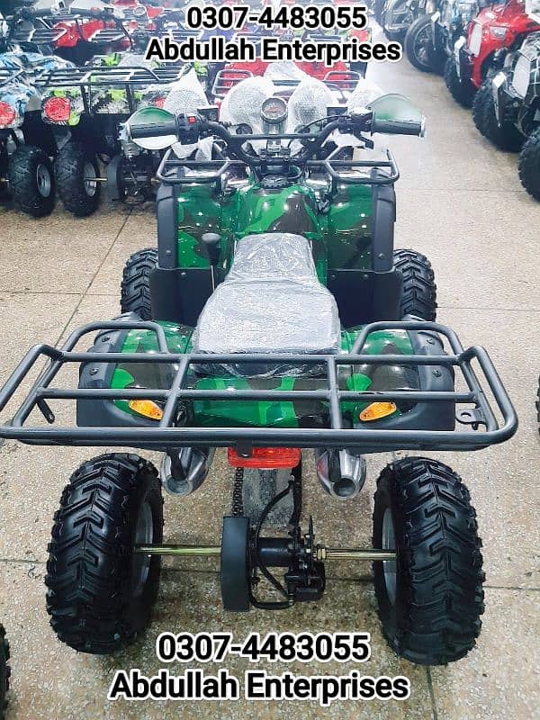 125cc brand new zero meter jeep ATV Quad Bike online delivery all Pak 4