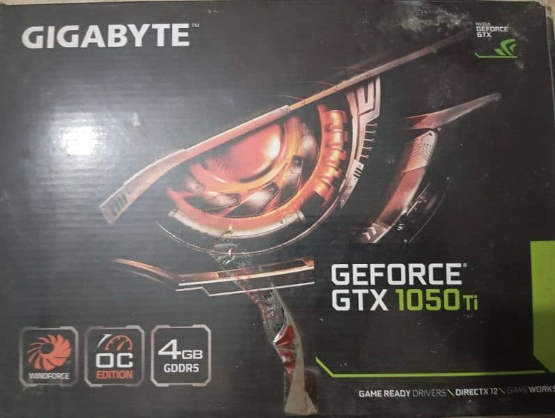 GIGABYTE GTX 1050 Ti 4GB GDDR5 – Smooth gaming, 128-bit, DX12 support 1