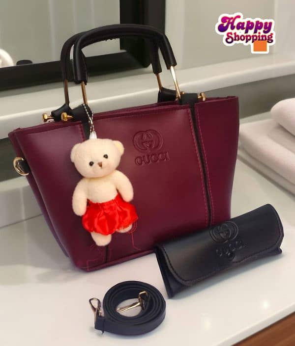 *"Gucci 2Pcs Bag Set for Girls - Imported Keychain - 1200/- Rs. "* 2