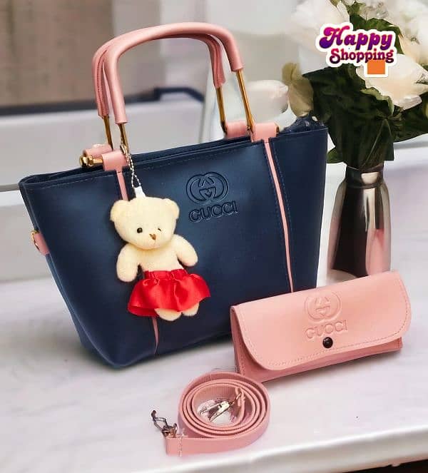 *"Gucci 2Pcs Bag Set for Girls - Imported Keychain - 1200/- Rs. "* 6