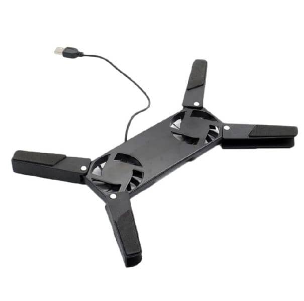 Double Fans Laptop Stand USB Powered for 7-15 inch Notebook laptop 3