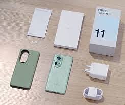 OPPO Reno 11 5g Wave Green Color 12/256gb 2