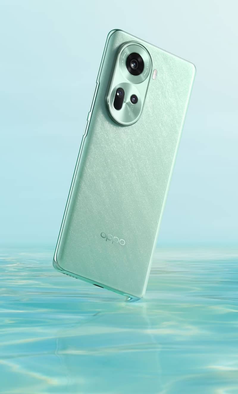 OPPO Reno 11 5g Wave Green Color 12/256gb 4