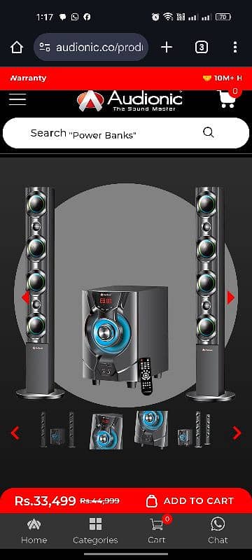 audionic system hi bass sound all warenty 5