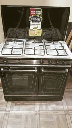 canon stove cooking range just box open