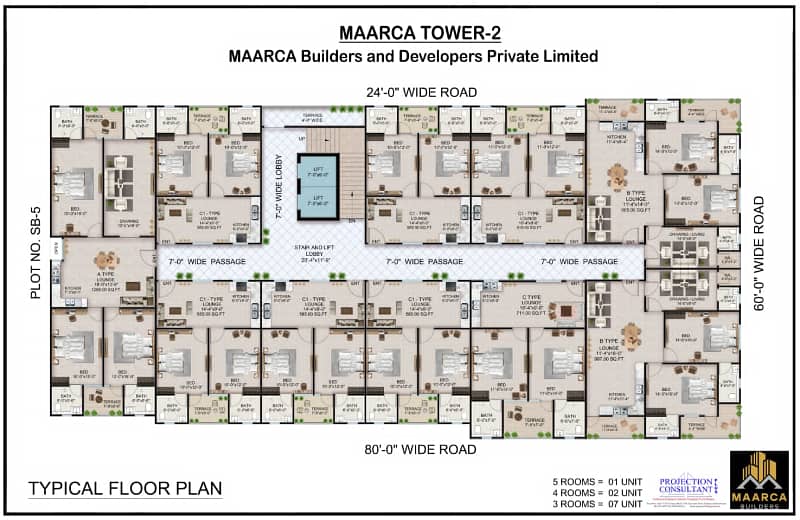 Shops Available MAARCA TOWER-2 Falaknaz Dream Villas 2