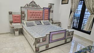 King Size bed with mattress and Dressing Table for Sale