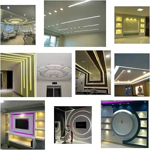 False Ceiling - Pop Ceiling - Gypsum Panel Ceiling - Pvc Ceiling Panel 10