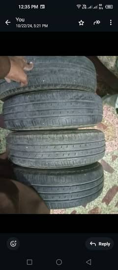 Bridgestone tyres almost new