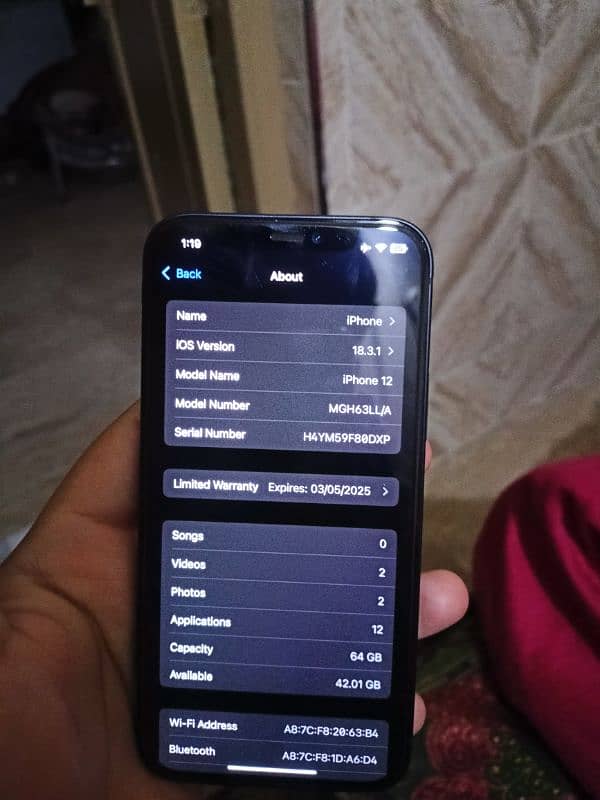 iphone 12 jv 64 gb 100 health 1