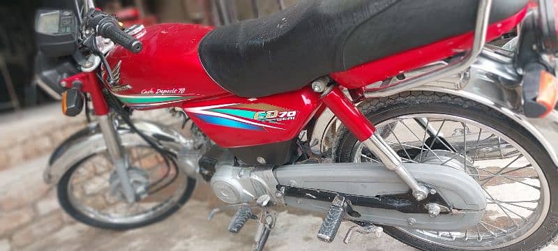 honda cd 70 fir sale giod condition 5