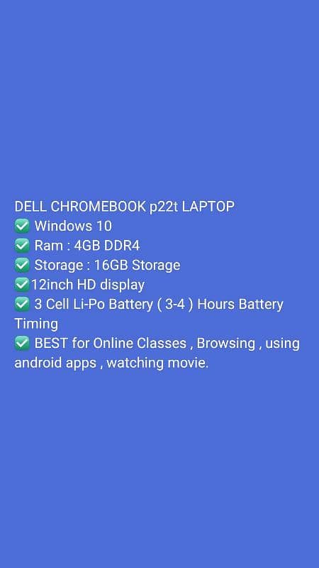 DELL CHROMEBOOK p22t LAPTOP 4