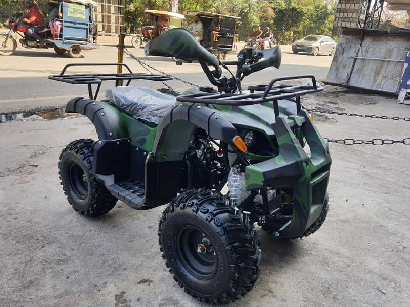 124cc jeep atv quad 4 wheels dubai import delivery all Pakistan 3