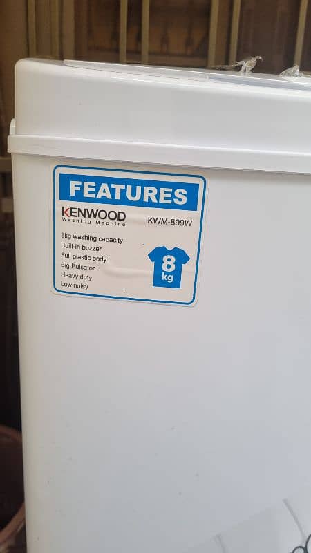 kenwood washing machine 1