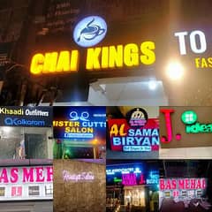 3D LOGO | 3D Signage | Sign Board | Acrylic Sign | Panaflex SignBoard