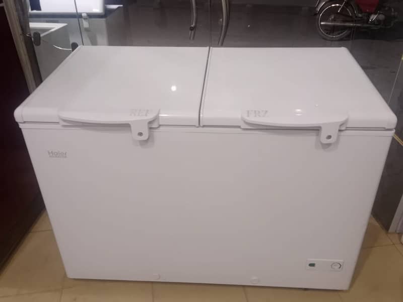 Haier Medium Size DoubLe DOoR InVerTeR Deep FreeZer 0