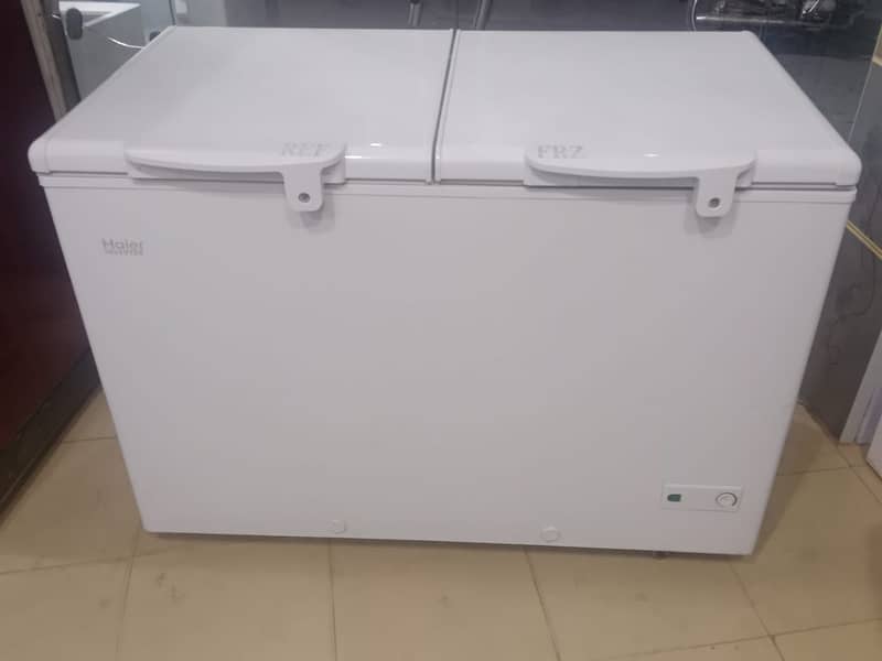 Haier Medium Size DoubLe DOoR InVerTeR Deep FreeZer 1