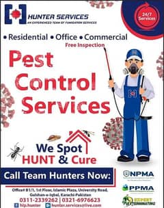 General fumigation Termite treatment Pest control services in karachi