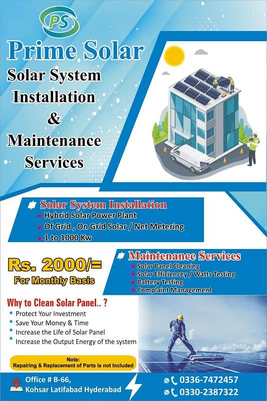 solar installation and maintenance Hyderabad 0