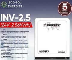 INVEREX-LITHIUM-ION 24V 100AH