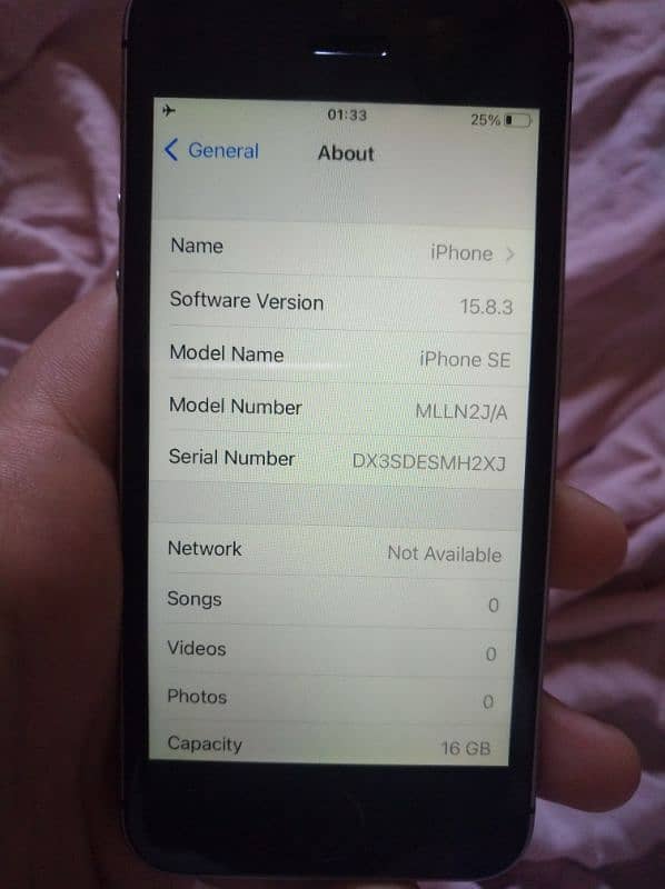 iPhone 5se Grey NON PTA 7